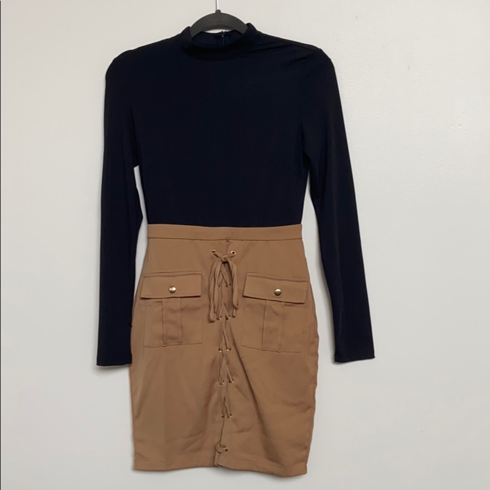 Missguided mock neck dress